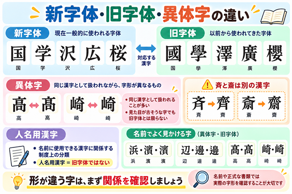 浜・濱・濵の違いと名前で正しい字体を確認する流れ
