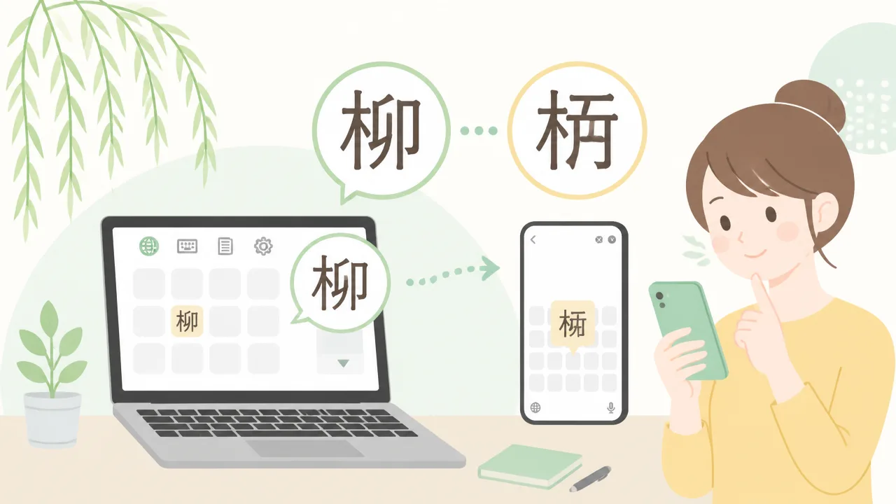 柳の旧字は何？書き方・意味・旧字体との違いを解説