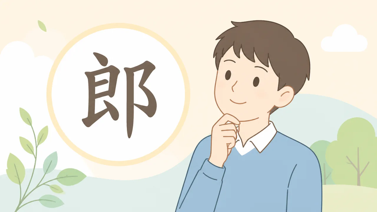郎の旧字は？意味や使われる場面をわかりやすく解説