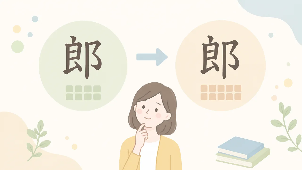 郎の旧字は？意味や使われる場面をわかりやすく解説
