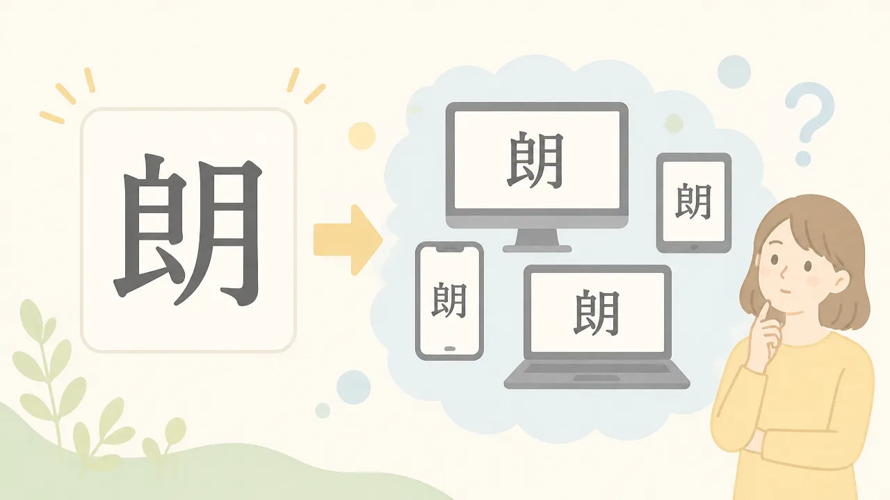 「朗」の旧字は?意味や使い分けをわかりやすく解説