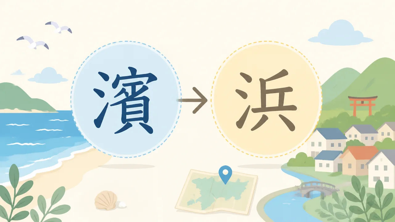 濱の旧字とは？意味や使い分けをわかりやすく解説