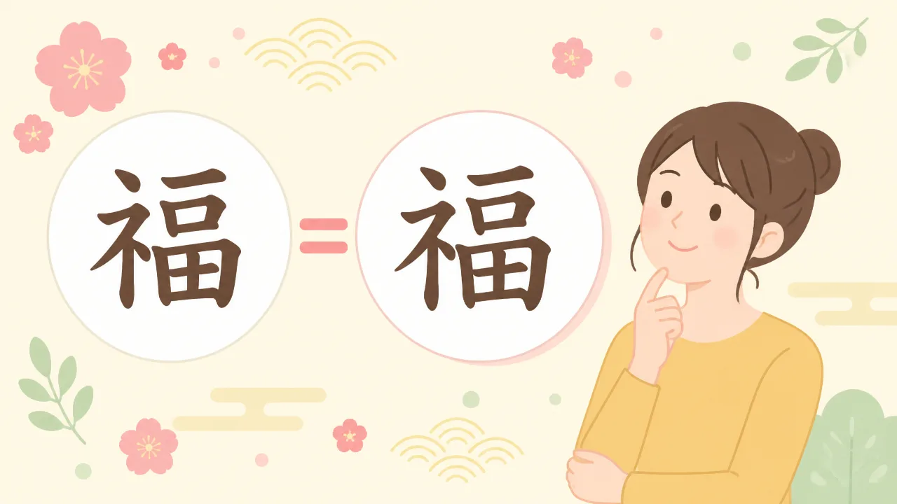 福の旧字「福」とは？意味や使い分けをわかりやすく解説